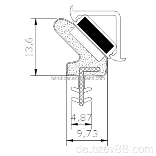 Magnetische Saugdichtungsstreifengummi-Produktionsanlage